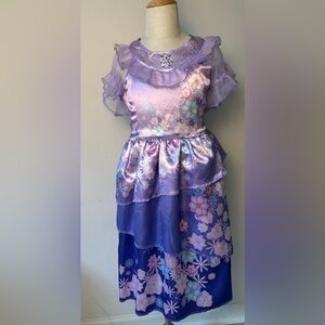 Isabela Madrigal Disneys Encanto Purple Floral Costume
